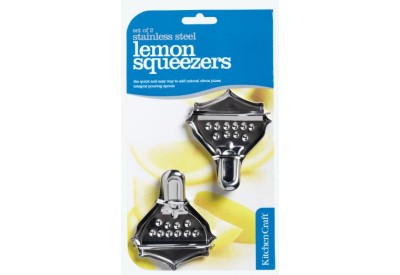 Kitchen Craft set of 2 Stainless Steel Lemon Squeezers
